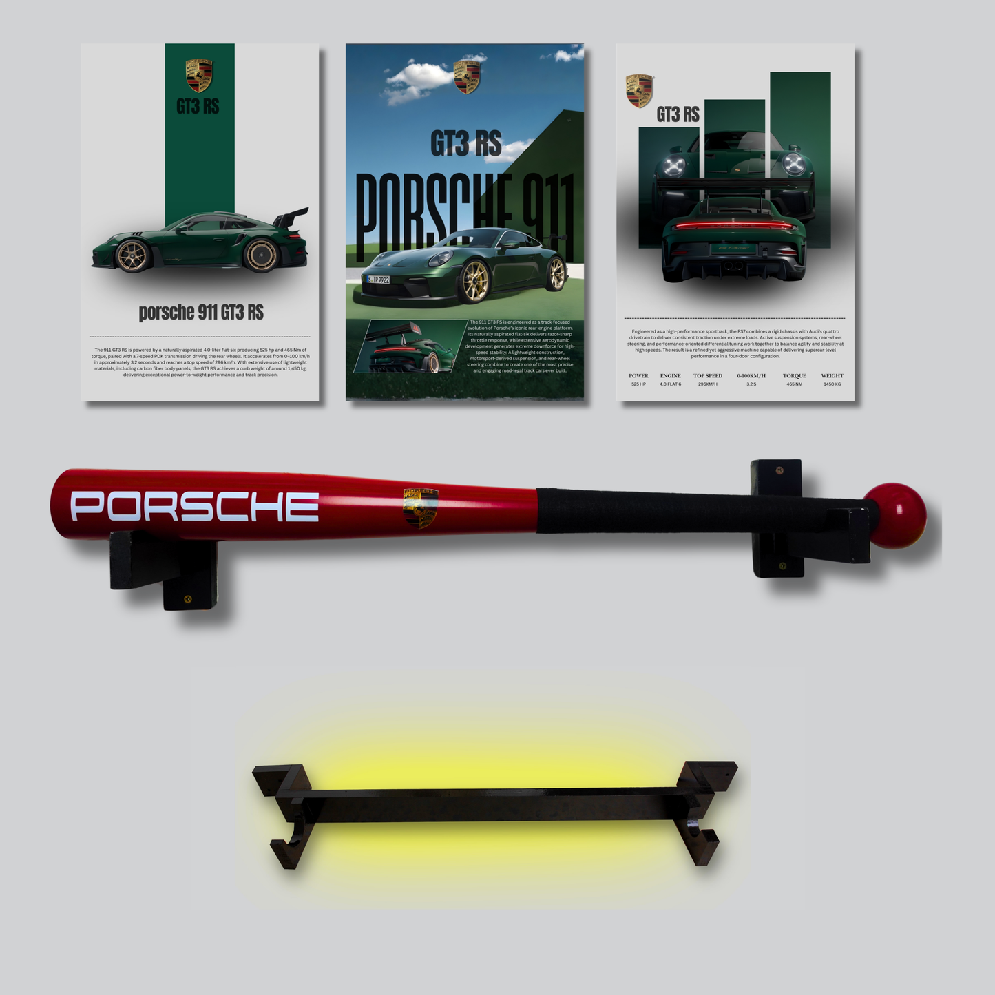 Pack baseball Porsche