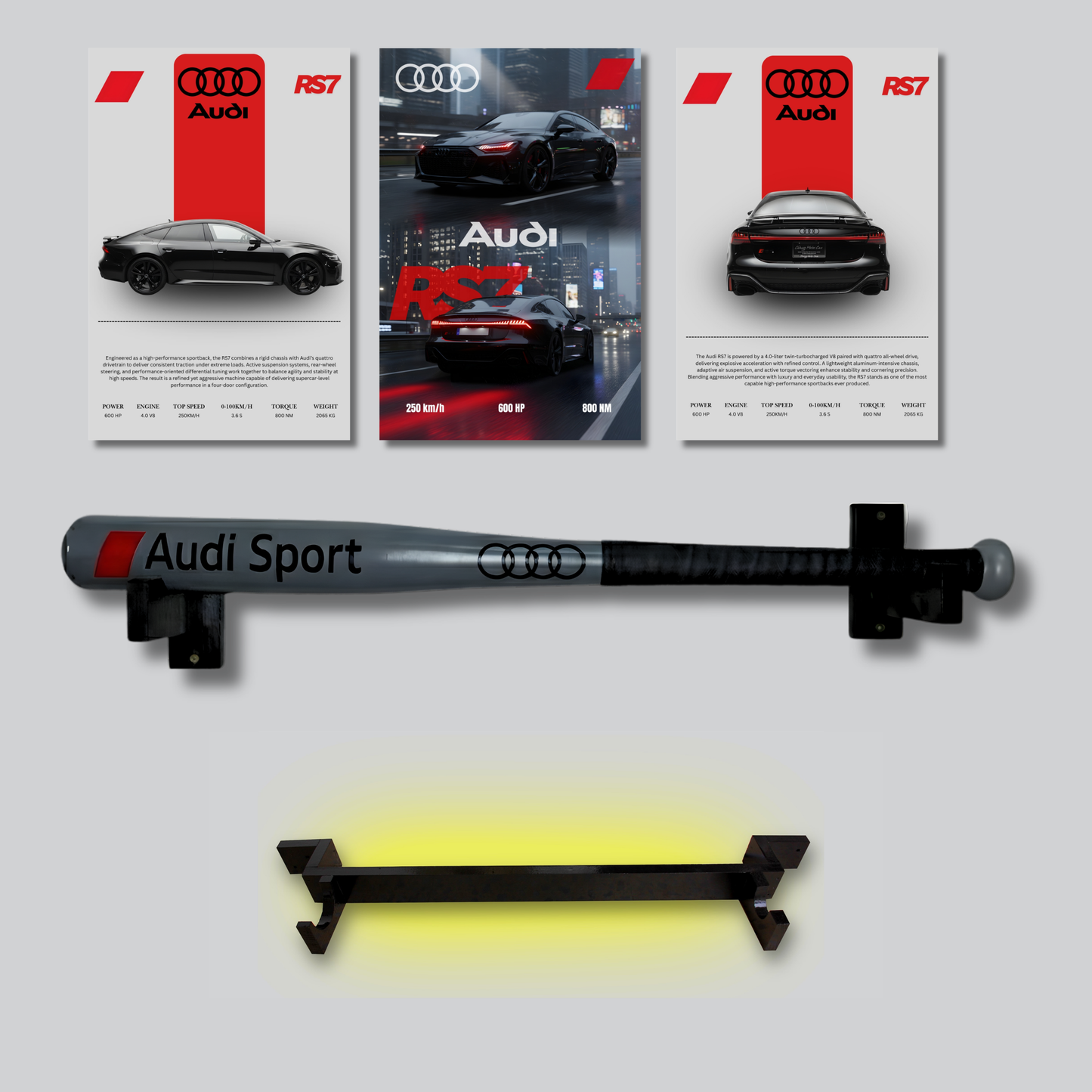 Pack baseball Audi sport