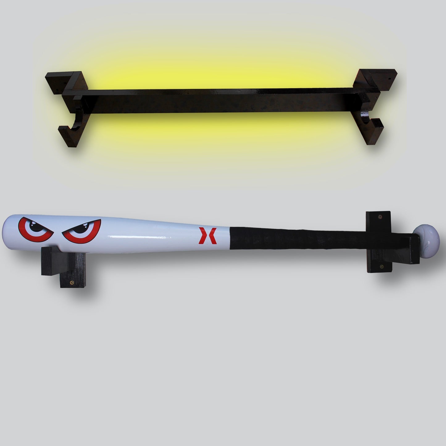 Red eyes baseball bat