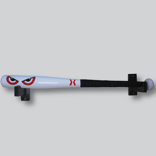 Red eyes baseball bat