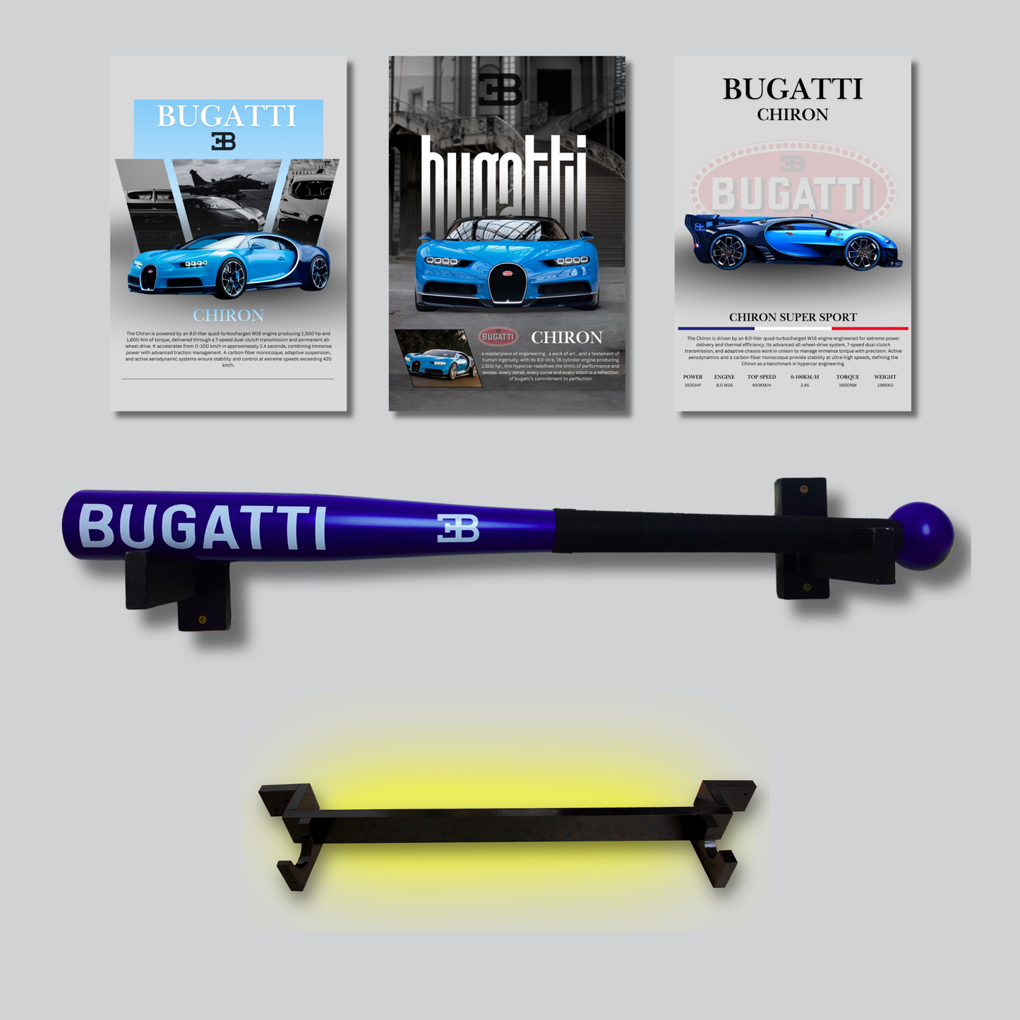 Pack baseball bugatti