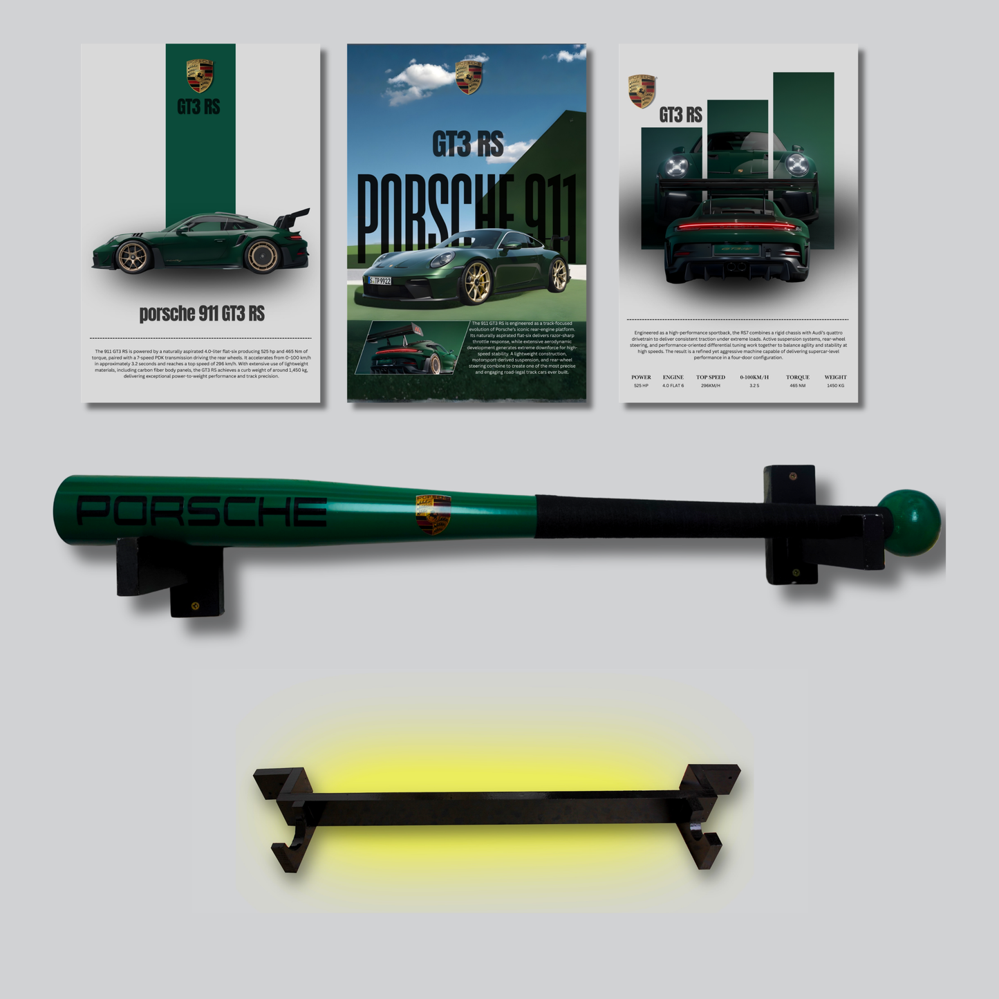 Pack baseball Porsche