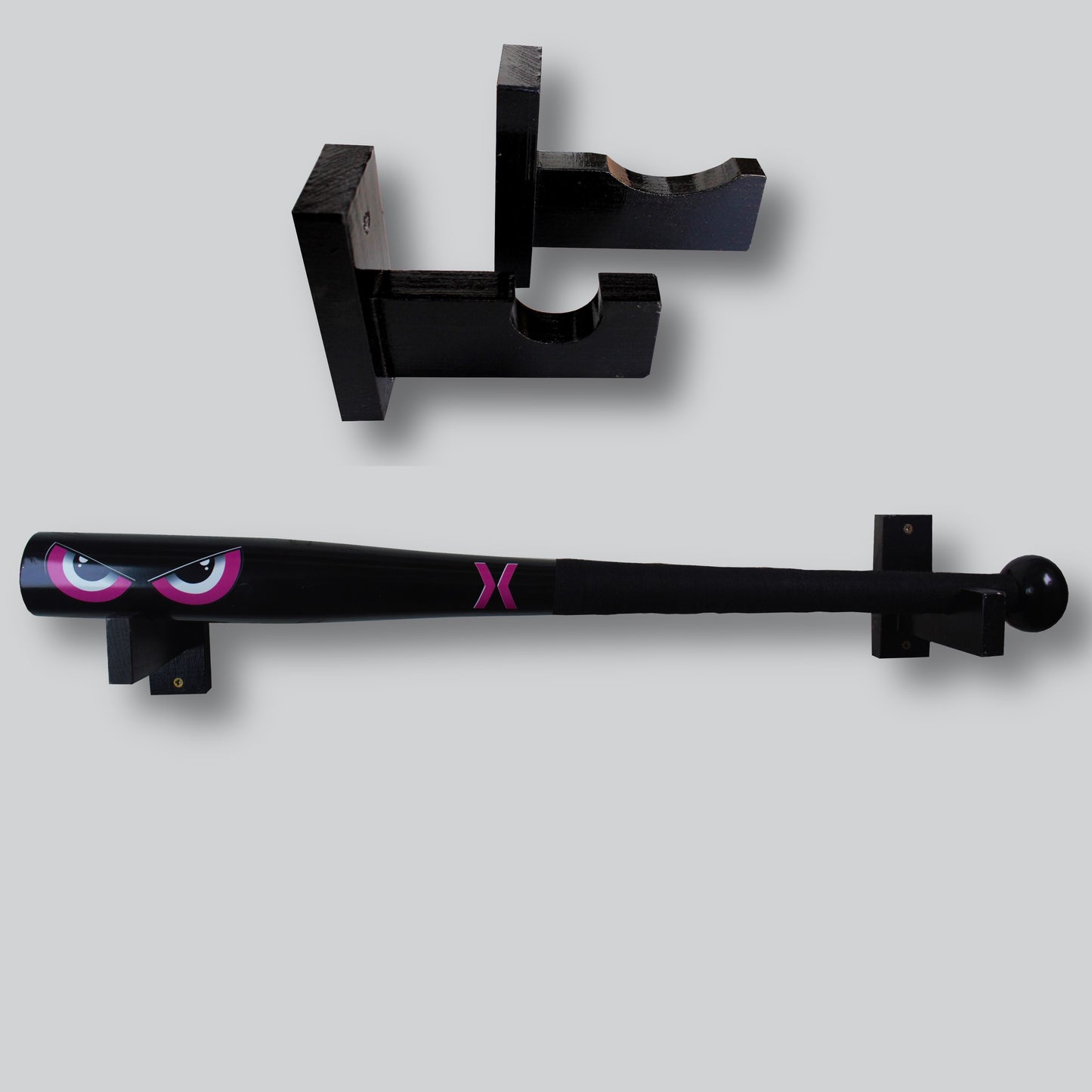 Purple eyes baseball bat