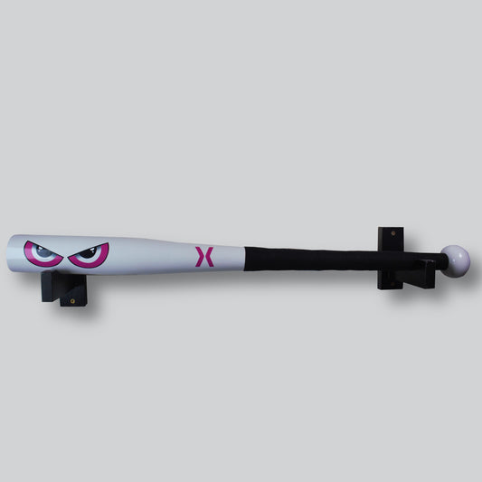 Purple eyes baseball bat