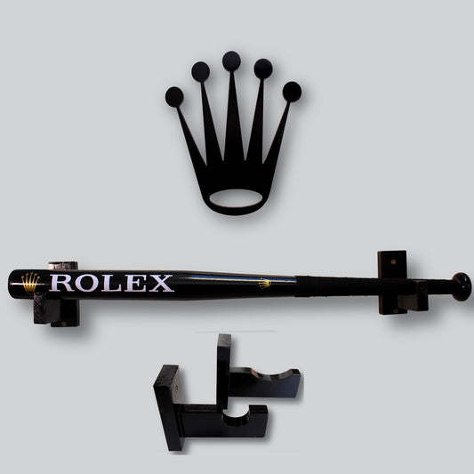 Pack baseball Rolex noir